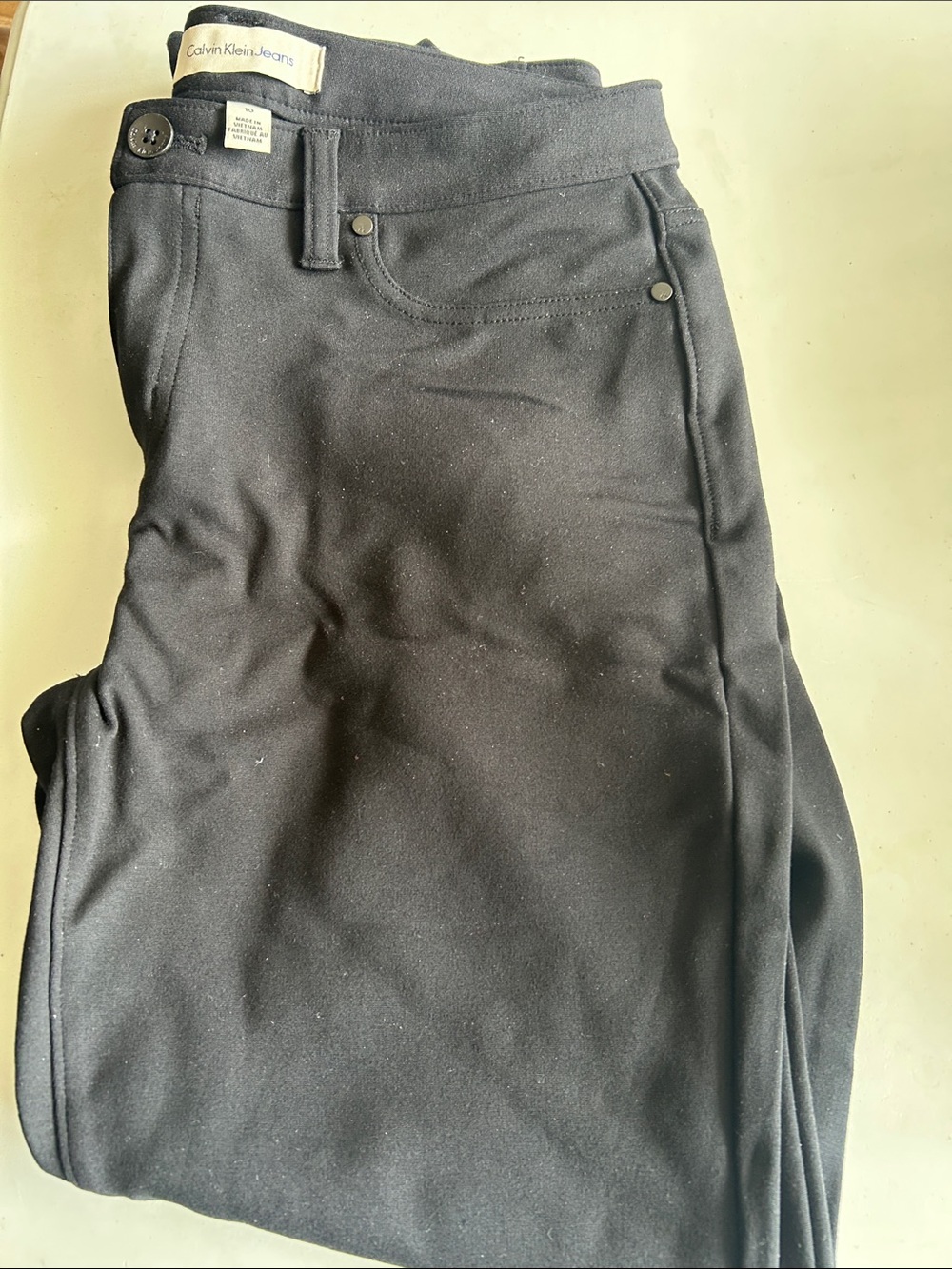 Calvin Klein Jeans Black Tapered Pants
